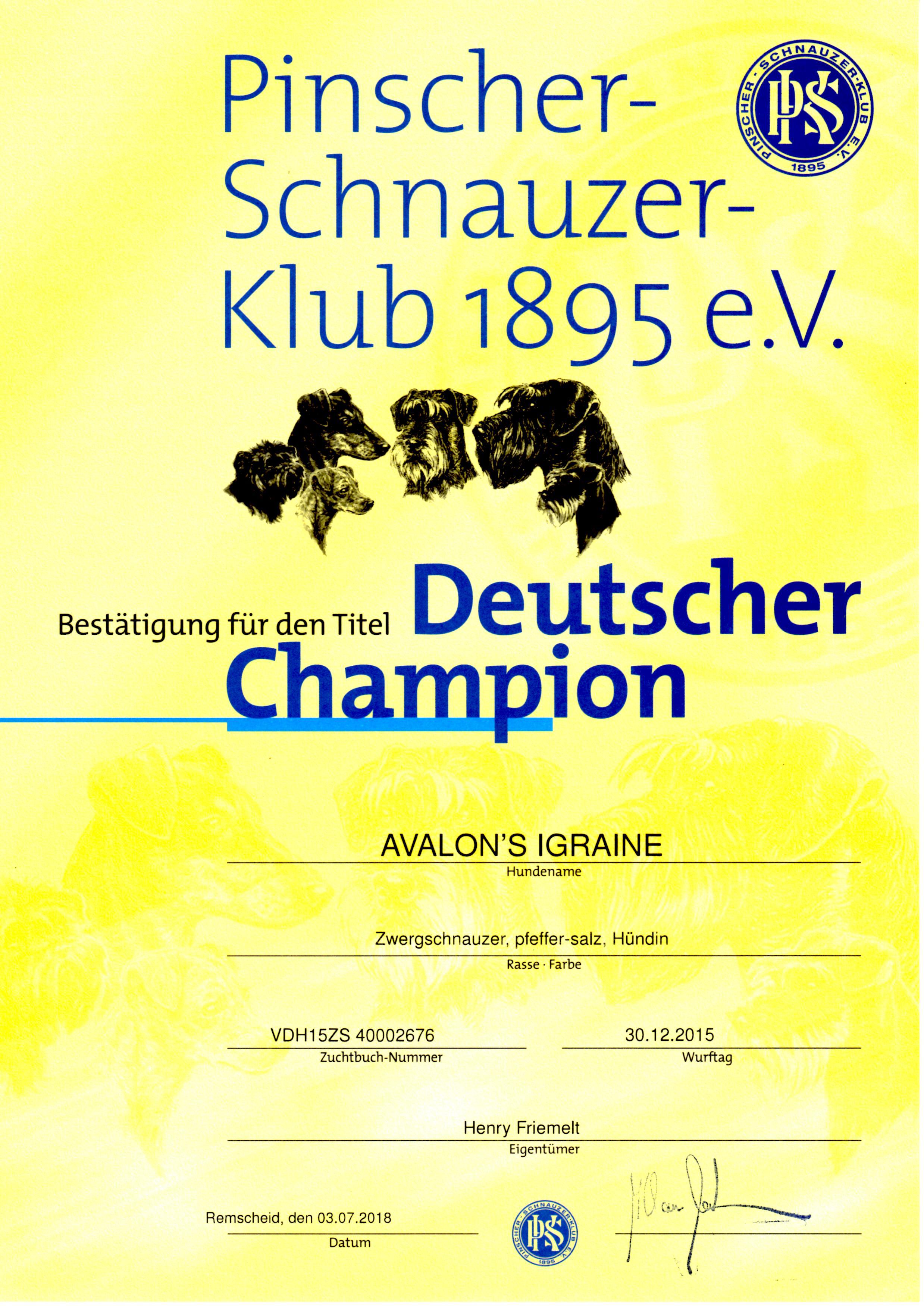 Deutscher Champion PSK